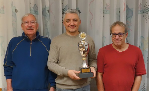 Die Turniersieger Peter, Kemi und Andreas